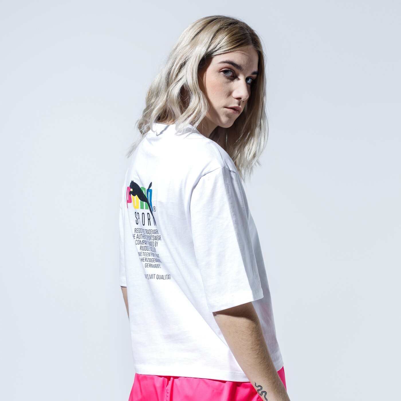 Дамска тениска PUMA ТЕНИСКА TFS GRAPHIC TEE 59625902 цвят бял