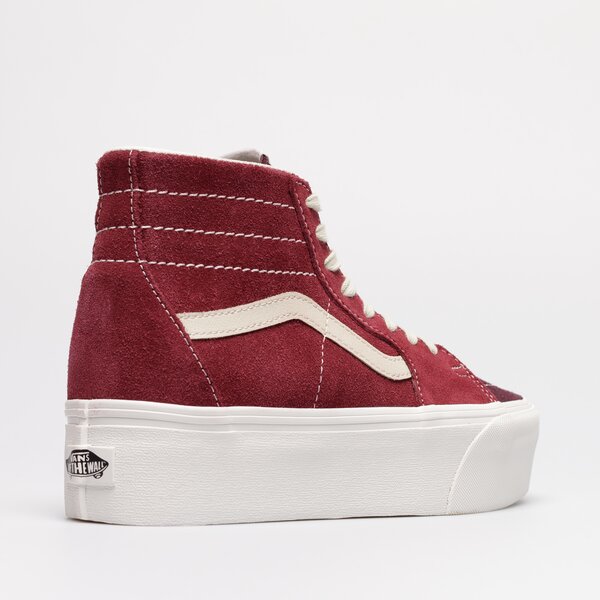 Дамски маратонки VANS UA SK8-HI TAPERED STACKFORM vn0a7q5ptwp1 цвят червен