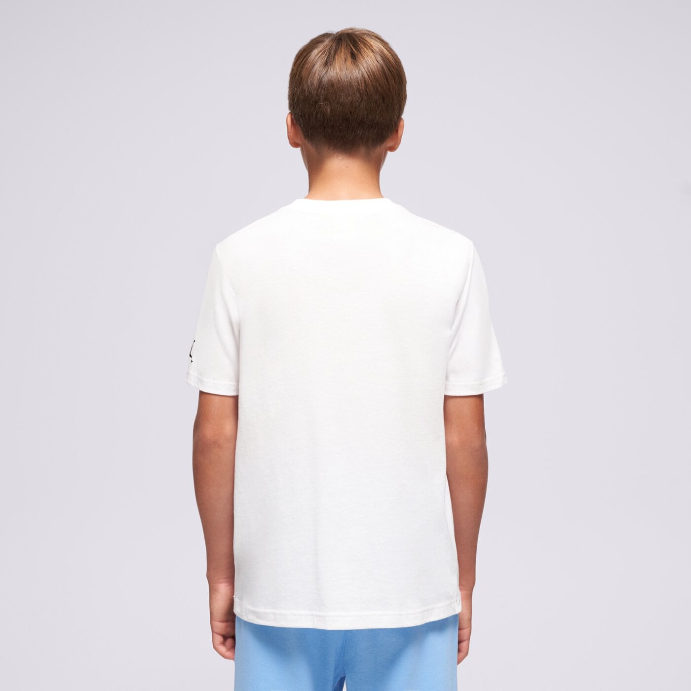 Детска тениска JORDAN ТЕНИСКА JDB MJ FLT GOAT SS CREW BOY 95f314-001 цвят бял