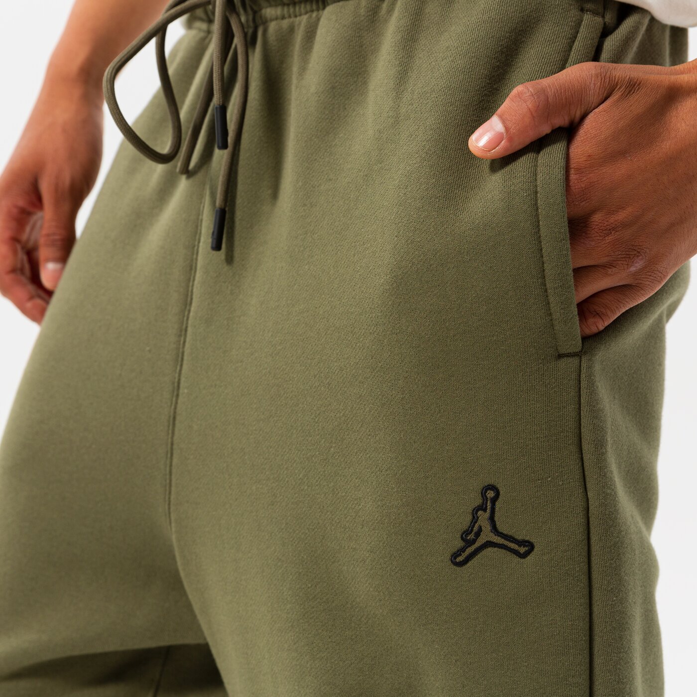 Мъжки панталони JORDAN ПАНТАЛОНИ ESSENTIAL JOGGERS da9820-222 цвят каки