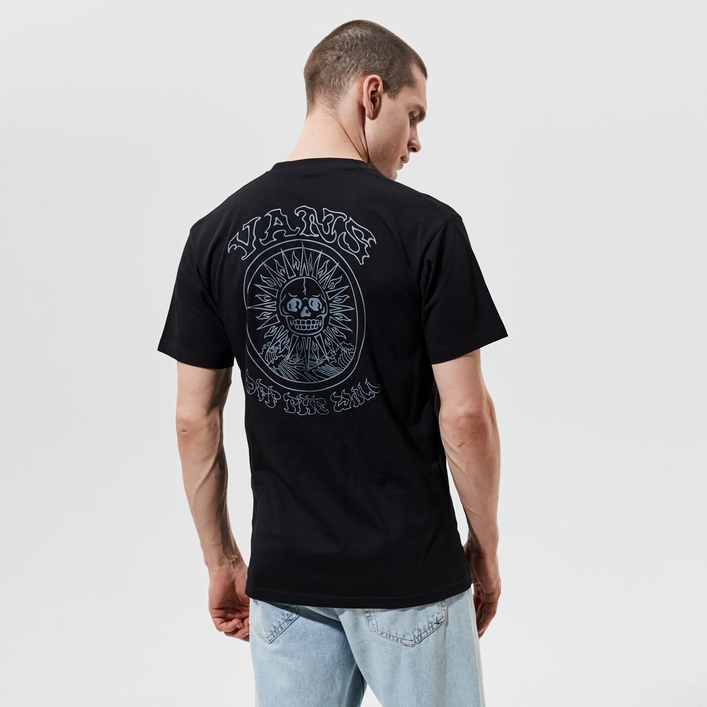 Мъжка тениска VANS ТЕНИСКА MN EL SOLE SS BLACK vn0a54cqblk1 цвят черен