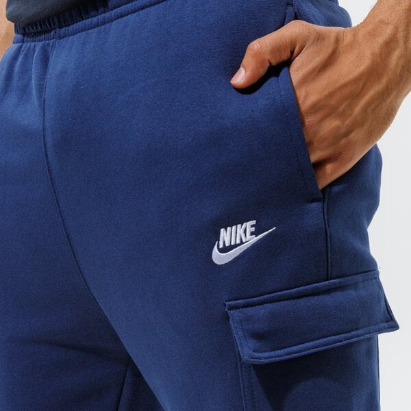 Мъжки панталони NIKE ПАНТАЛОНИ SPORTSWEAR CLUB FLEECE CARGO cd3129-410 цвят тъмносин