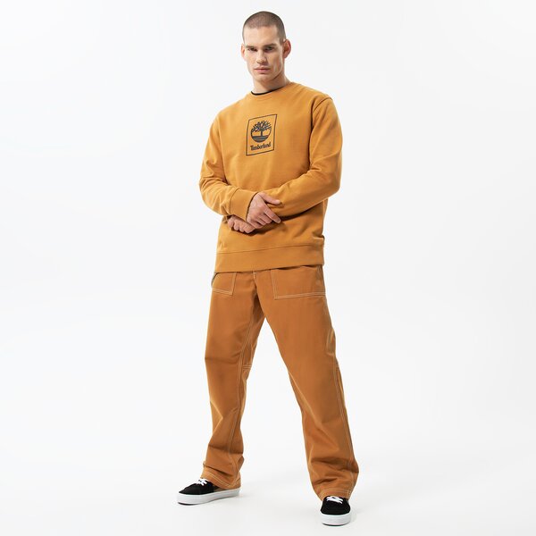 Мъжки суичър TIMBERLAND СУИТЧЪР STACK LOGO SWEAT WHEAT BOOT tb0a5zj9p471 цвят кафяв