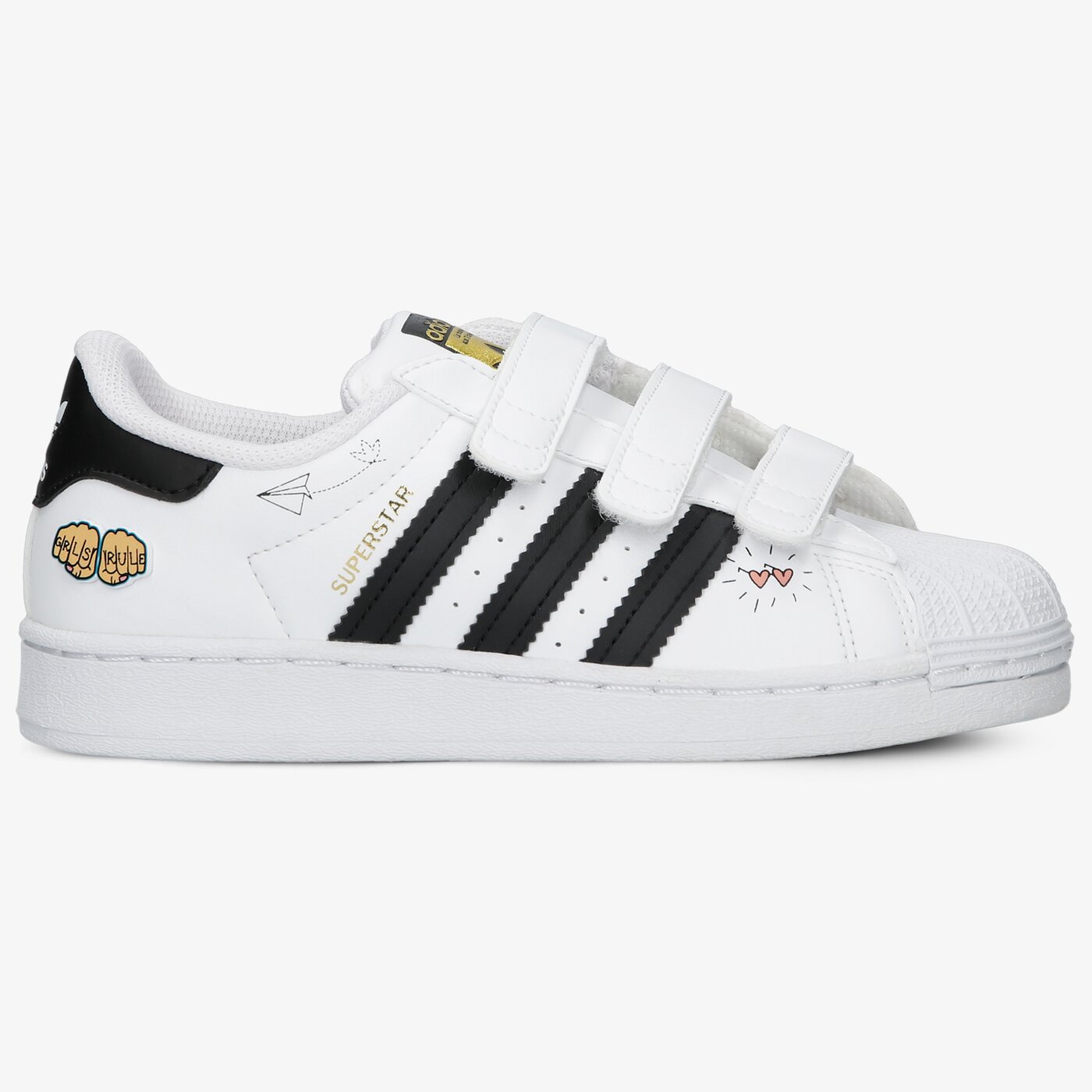 Детски маратонки ADIDAS SUPERSTAR CF C  fz0615 цвят бял