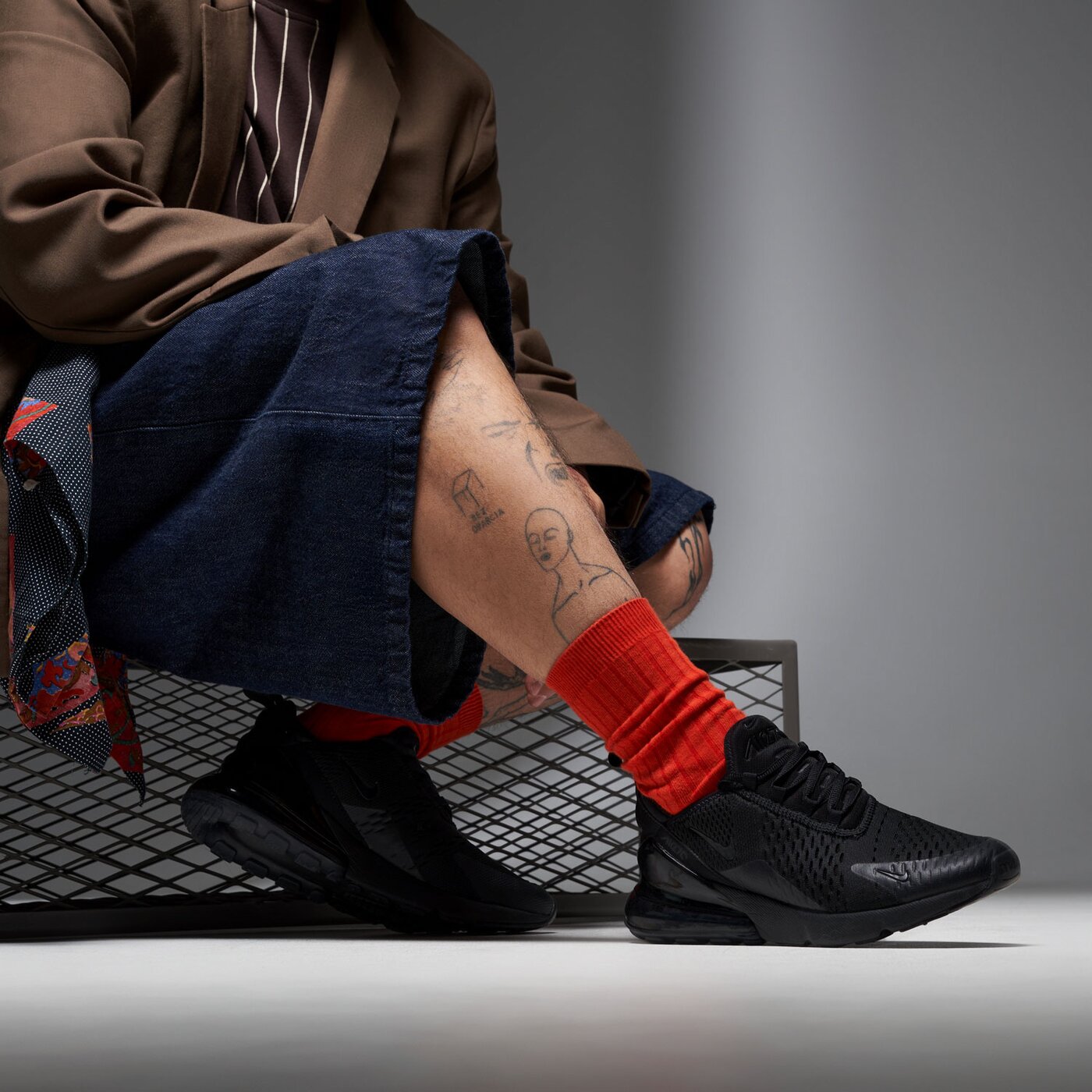 Мъжки маратонки NIKE AIR MAX 270  ah8050-005 цвят черен