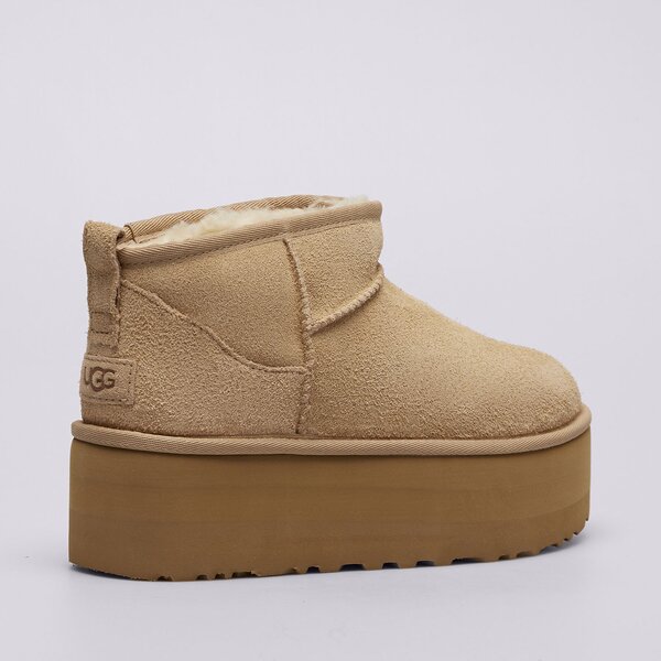 Дамски кежуал UGG CLASSIC ULTRA MINI PLATFORM 1135092-san цвят бежов