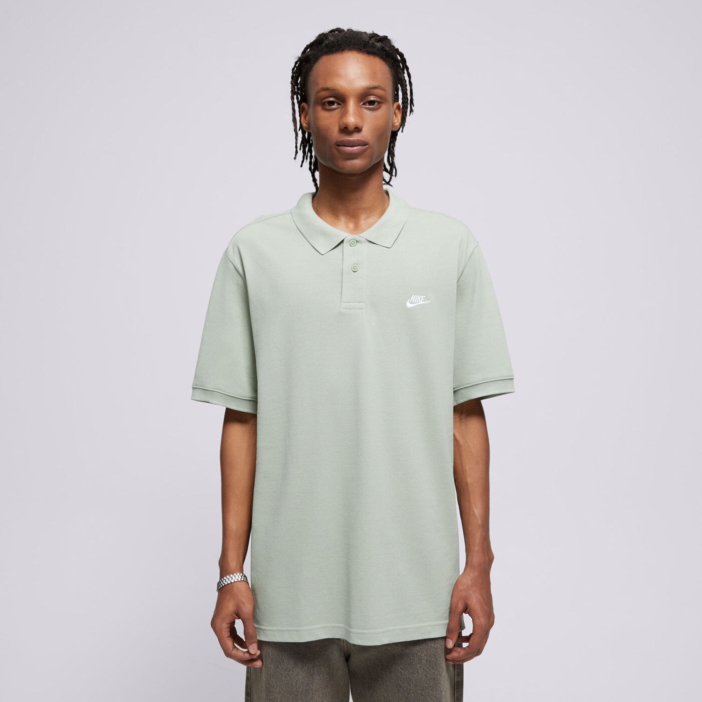 Мъжка тениска NIKE ТЕНИСКА ТИП ПОЛО M NK CLUB SS ТЕНИСКА ТИП ПОЛ fn3894-370 цвят зелен