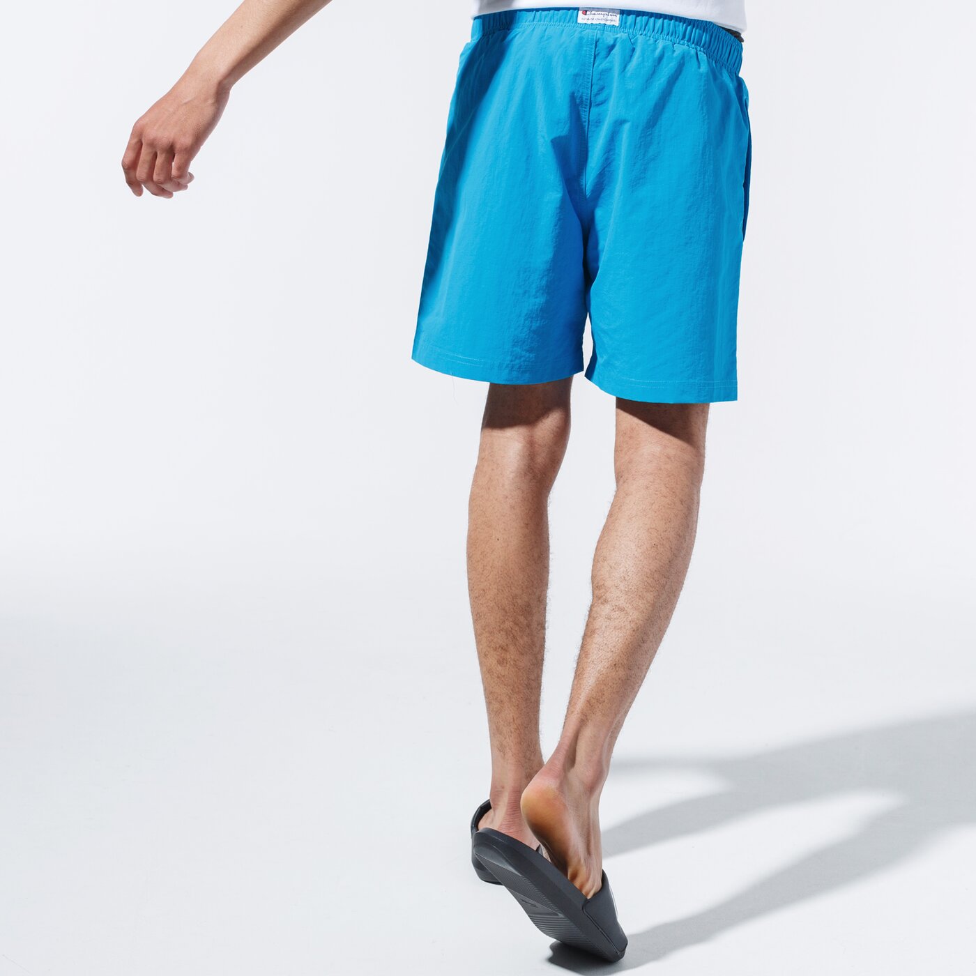 Мъжки къси панталони CHAMPION ШОРТИ BASIC SWIM SHORTS 215498bs030 цвят син