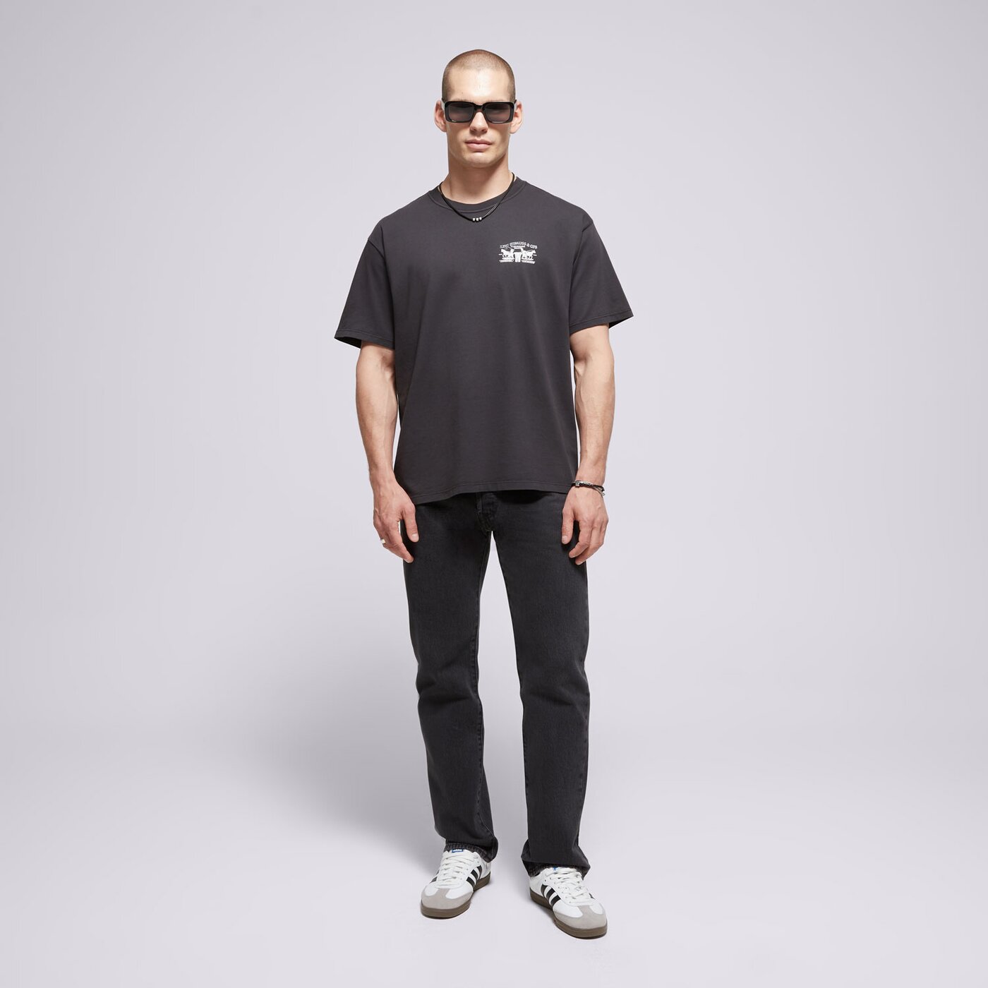 Мъжка тениска LEVI'S ТЕНИСКА VINTAGE FIT GRAPHIC TEE BLACKS 87373-0260 цвят черен