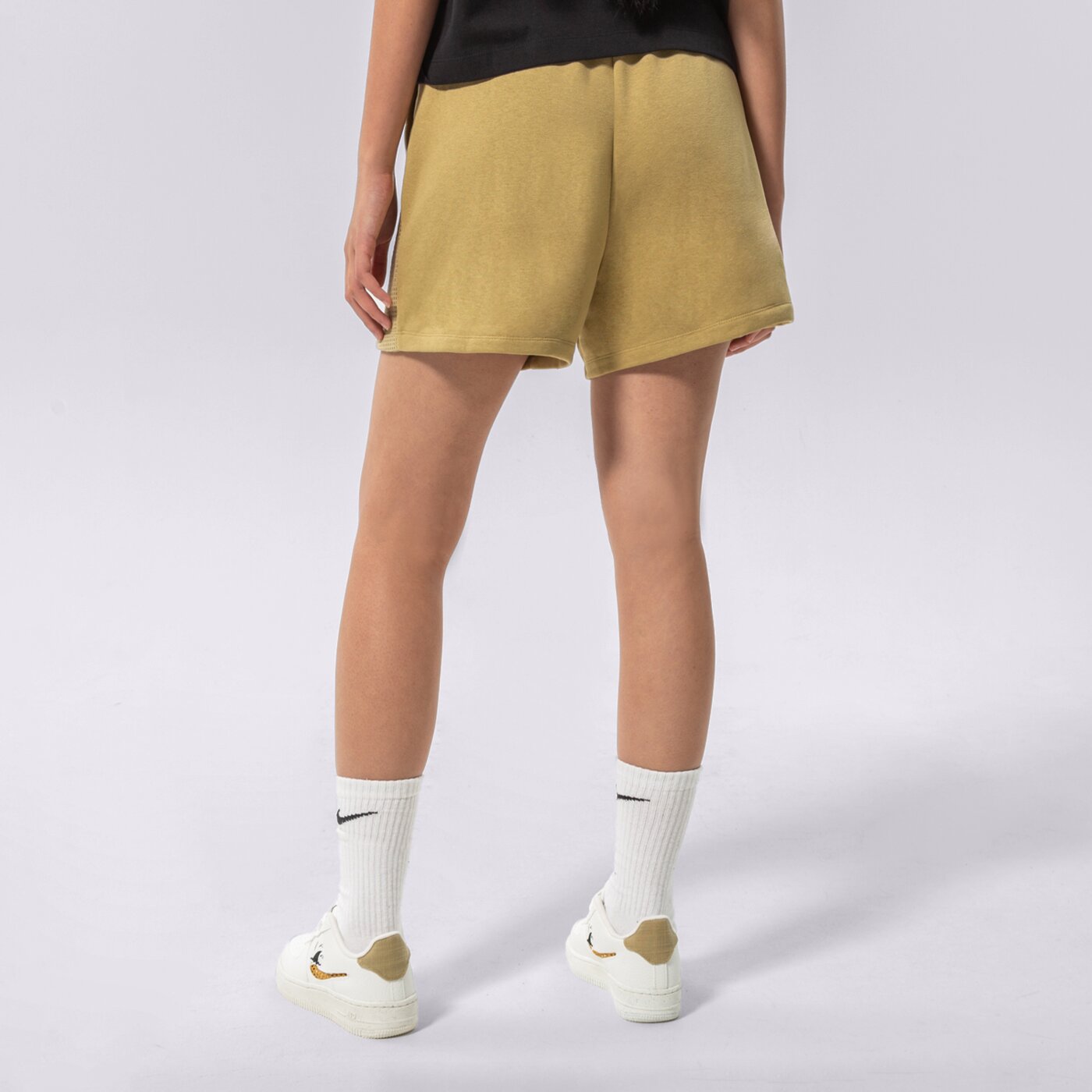 Дамски къси панталони NIKE ШОРТИ W NSW AIR FLC SHORT dm6470-769 цвят зелен