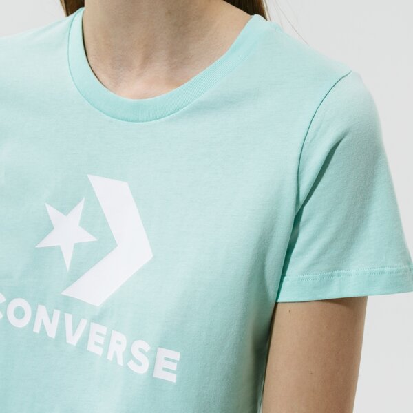 Дамска тениска CONVERSE ТЕНИСКА STAR CHEVRON TEE 10018569-a11 цвят мента