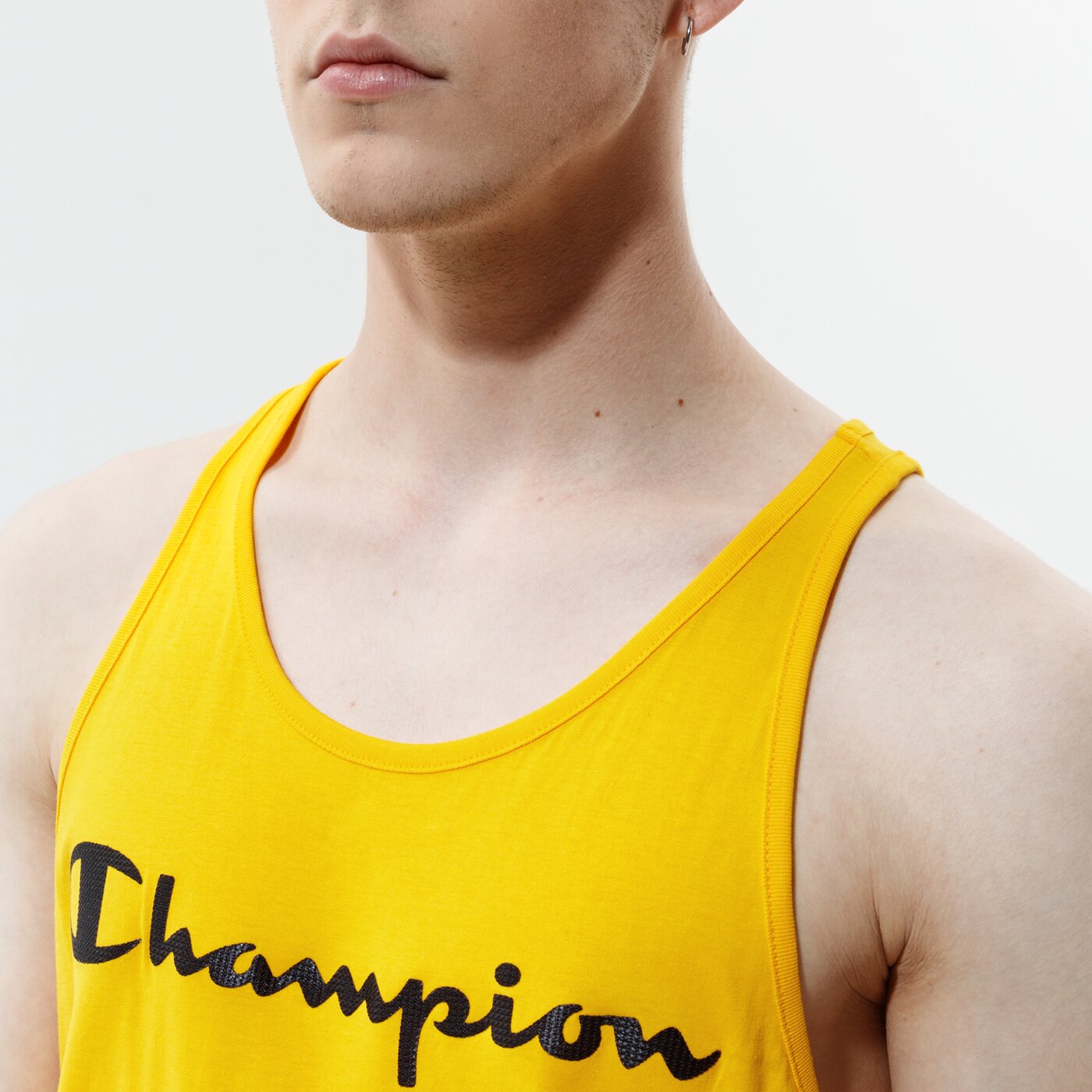 Мъжка тениска CHAMPION ПОТНИК ПОТНИК ТОП 214145ys058 цвят жълт
