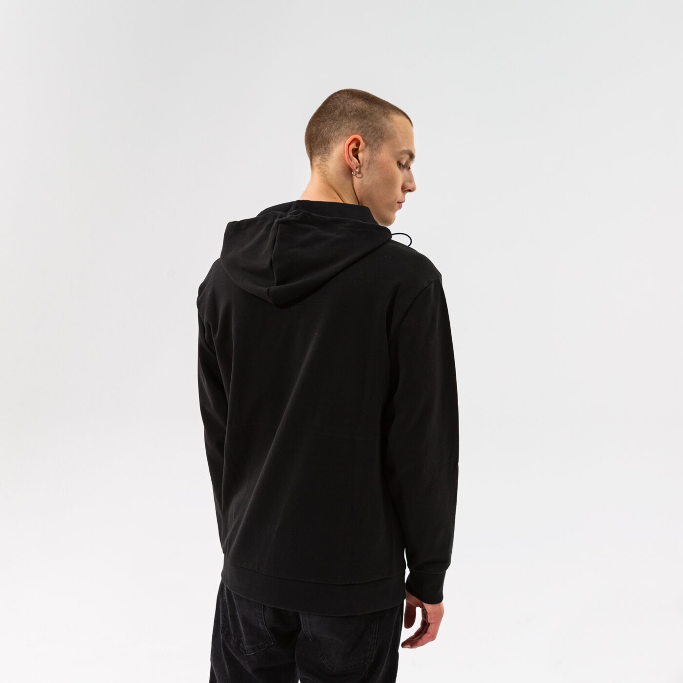Мъжки суичър PUMA СУИТЧЪР С КАЧУЛКА RAD/CAL HALF ZIP DK - PUMA BLACK 58938901 цвят черен