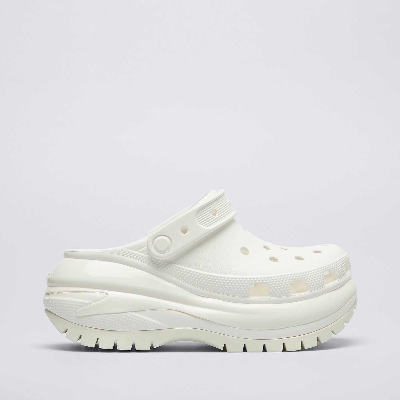 Дамски чехли и сандали CROCS CLASSIC MEGA CRUSH CLOG 207988100 цвят бял