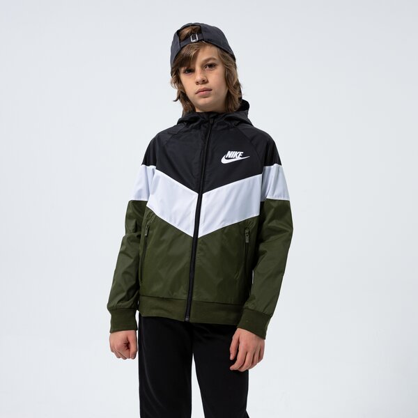 Детска преходно яке NIKE ЯКЕ SPORTSWEAR BOY cj6722-011 цвят каки