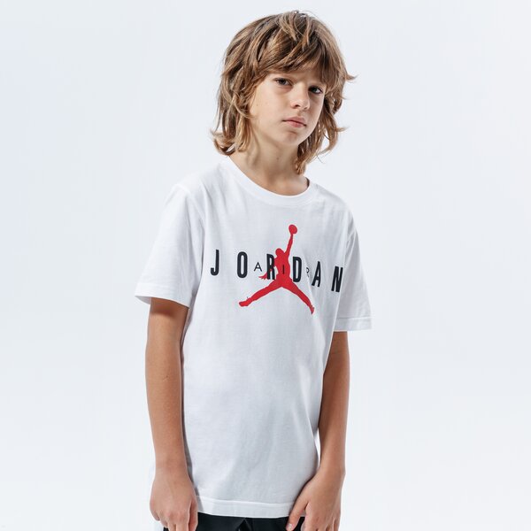 Детска тениска JORDAN ТЕНИСКА JDB BRAND TEE 5 B 955175-001 цвят бял
