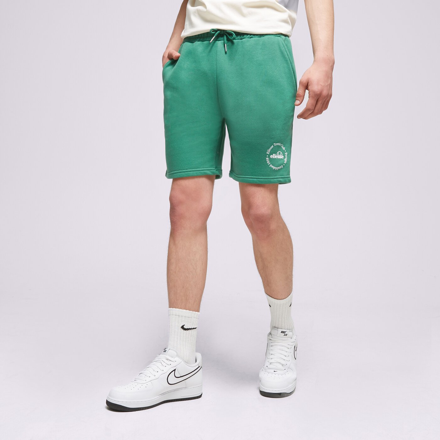 Мъжки къси панталони ELLESSE ШОРТИ FONTANSA SHORT GREEN sgr17620503 цвят зелен