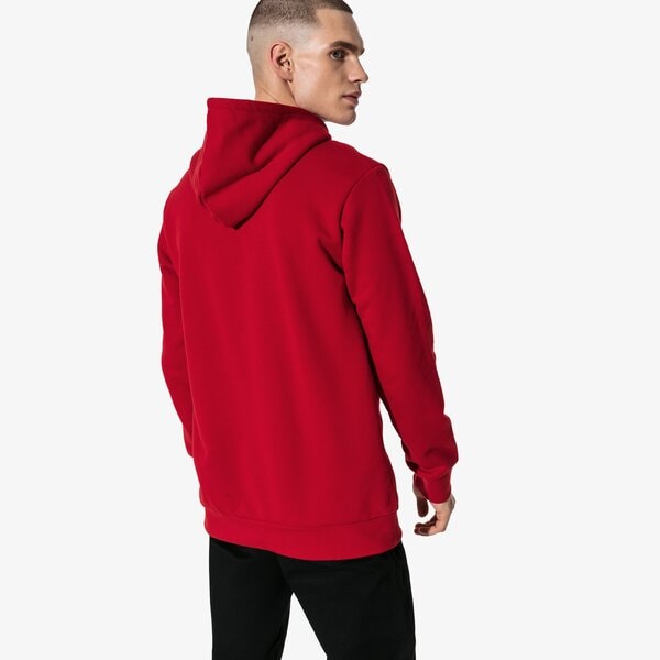 Мъжки суичър ADIDAS СУИТЧЪР TREFOIL HOODIE ADICOLOR dx3614 цвят червен
