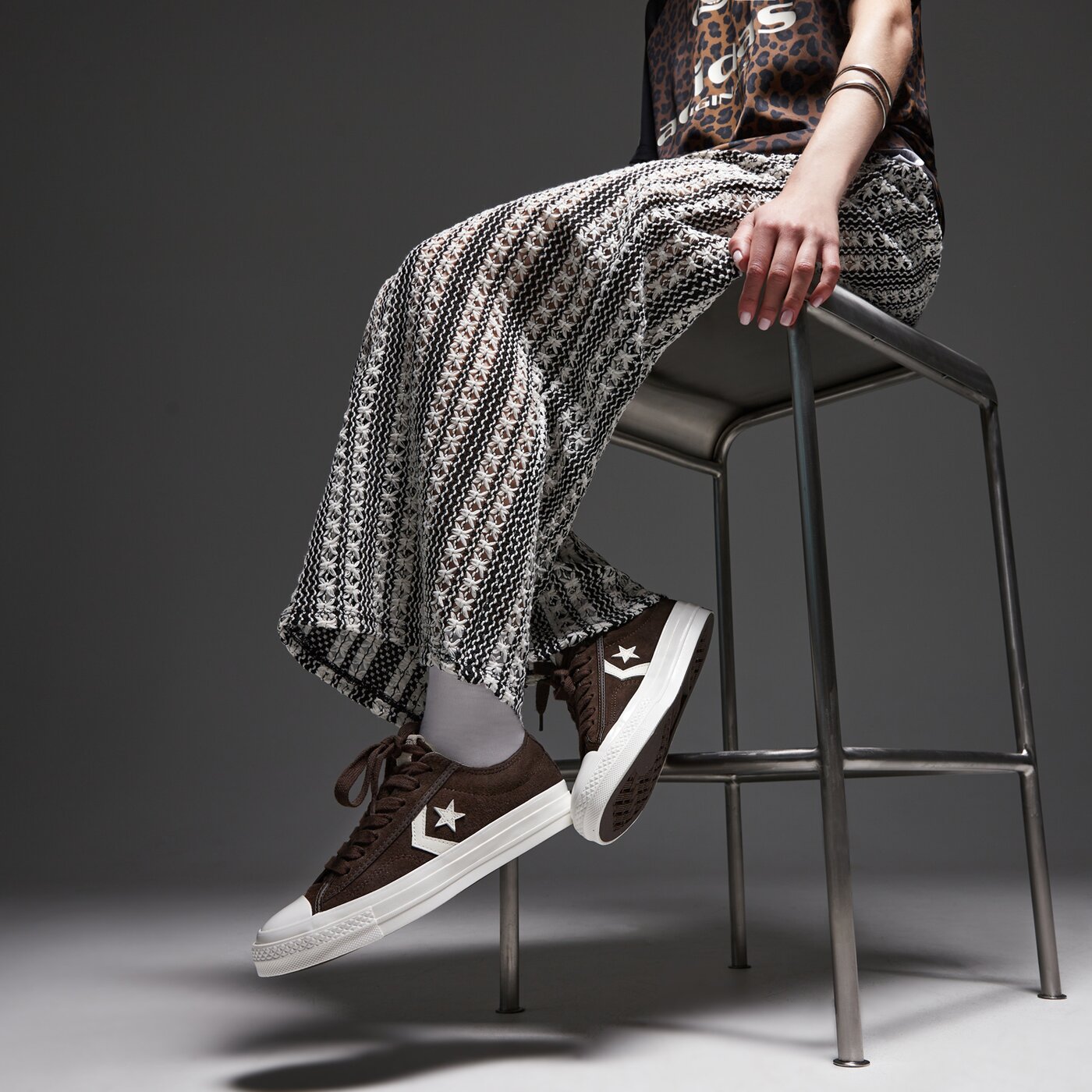 Дамски маратонки CONVERSE STAR PLAYER 76 a13608c цвят кафяв