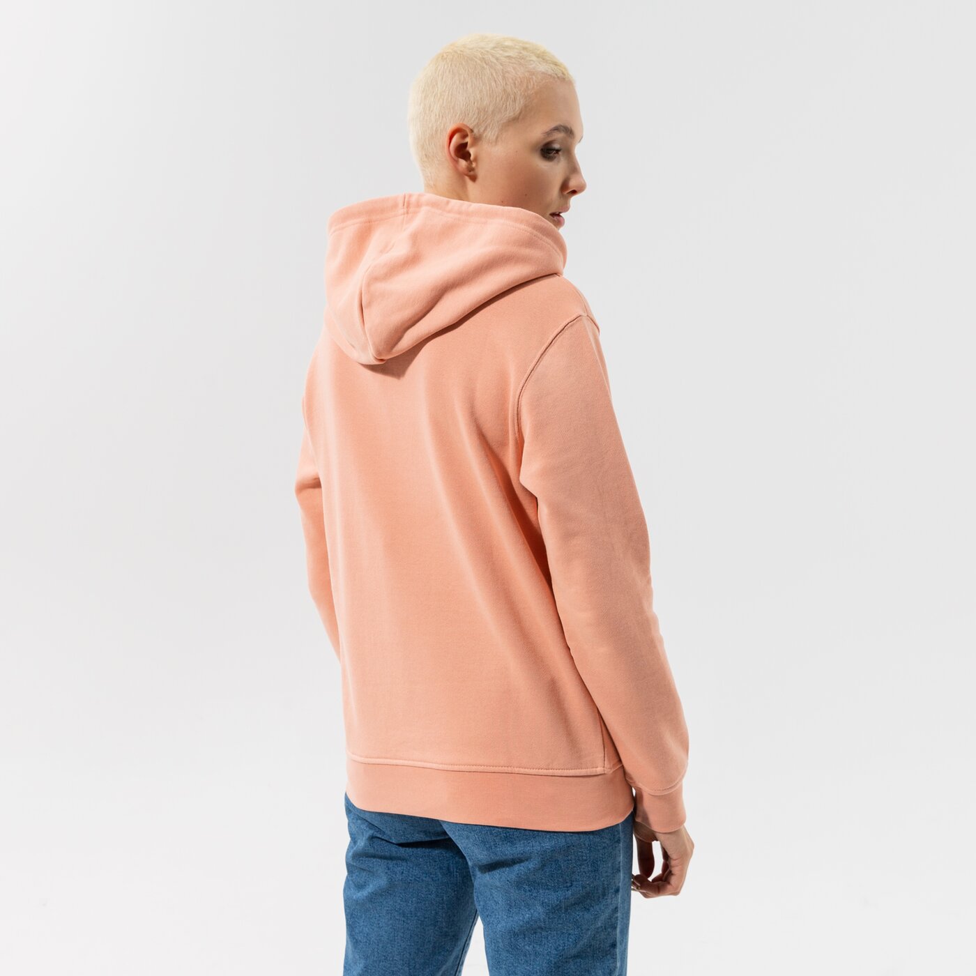 Дамски суичър ADIDAS СУИТЧЪР С КАЧУЛКА HOODIE h06620 цвят розов