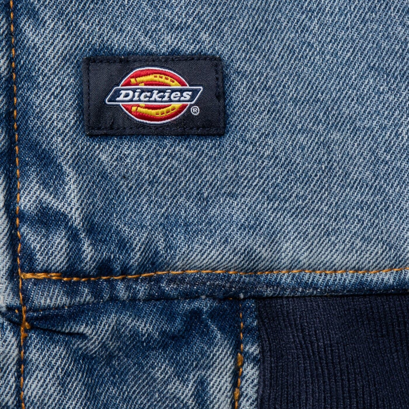 Мъжко преходно яке DICKIES ЯКЕ DICKIES HOODED DENIM JACKET dk0a4zapk211 цвят син