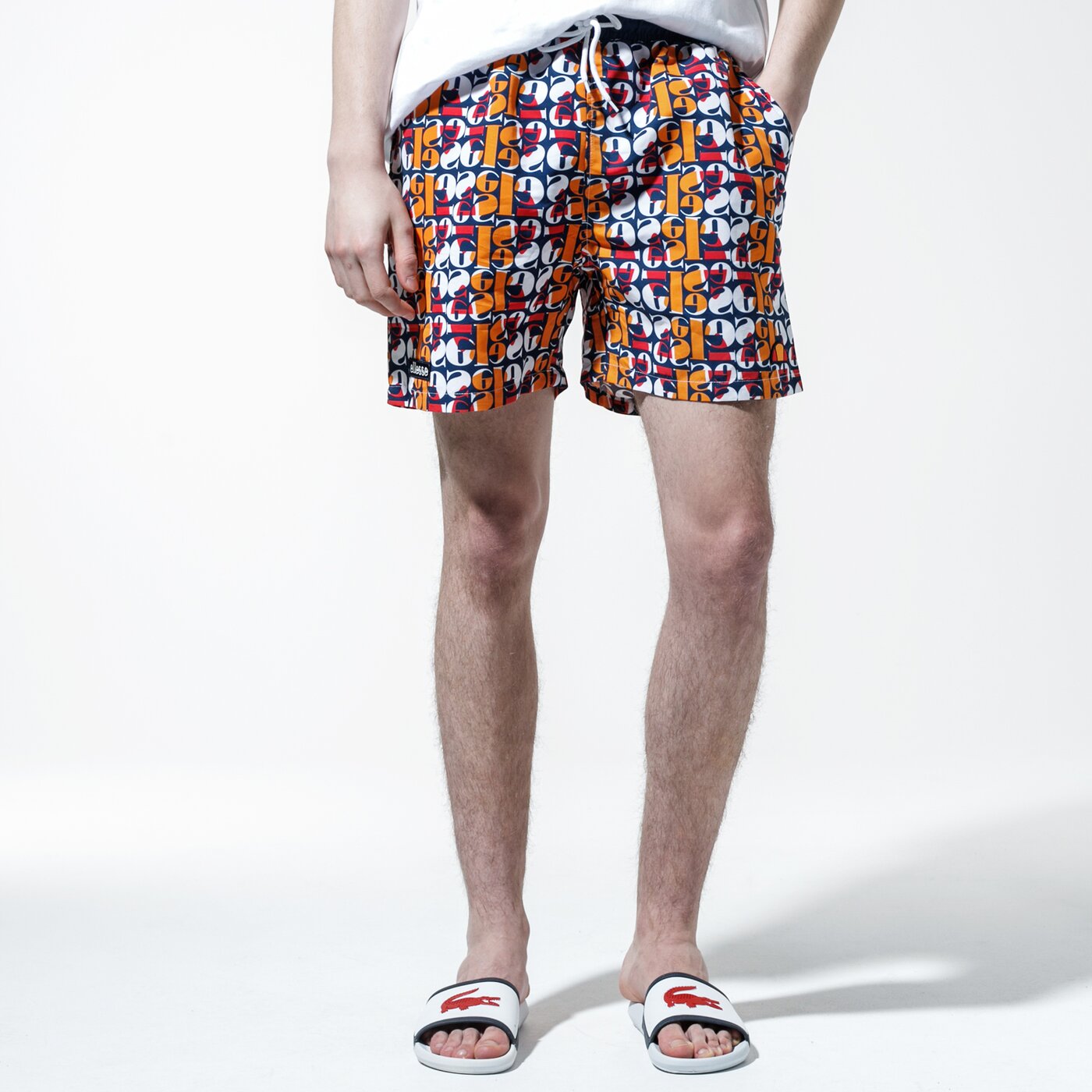 Мъжки къси панталони ELLESSE ШОРТИ LECCE she08548aop цвят многоцветен