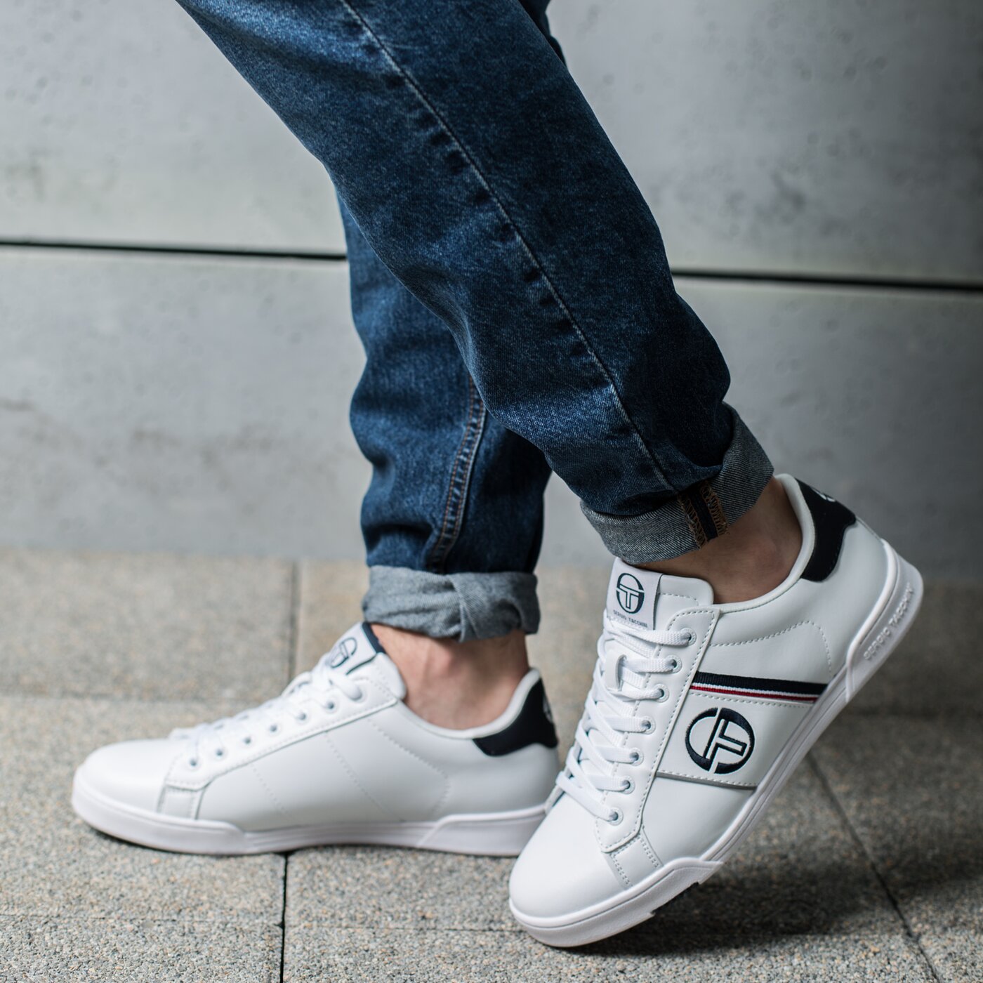 Мъжки маратонки SERGIO TACCHINI PARIGI CLASSIC stm81412001 цвят бял