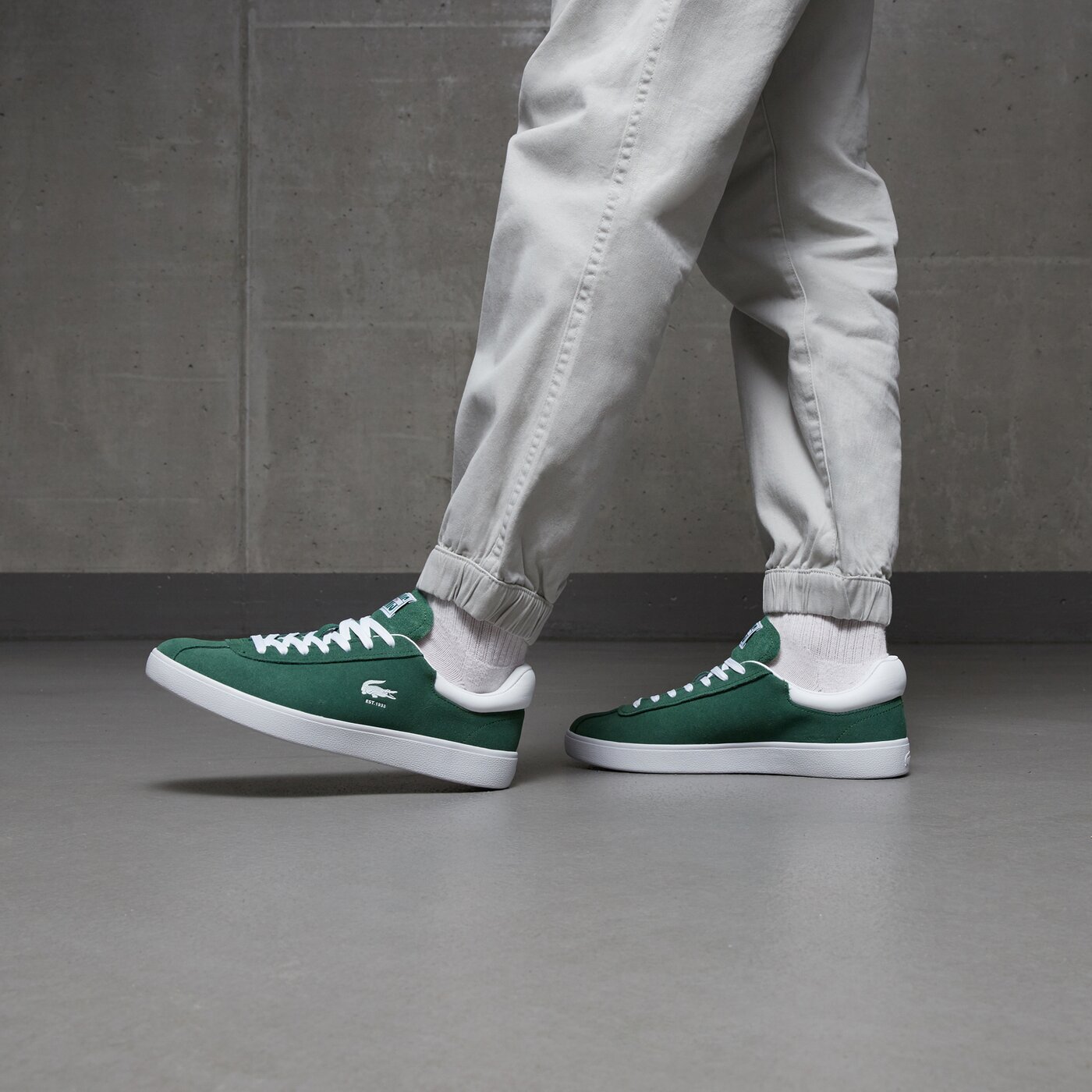 Мъжки маратонки LACOSTE BASESHOT 223 1 SMA 746sma00652d2 цвят зелен