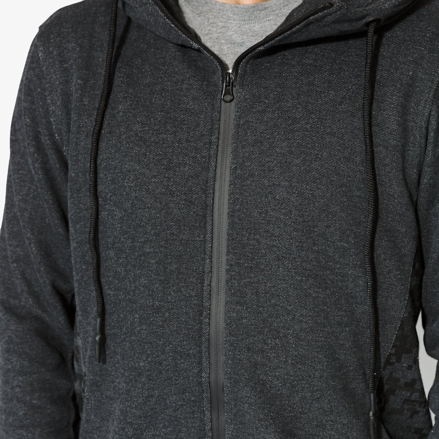 Мъжки суичър CONFRONT СУИТЧЪР TURMERIC cf37blm24001 цвят сив