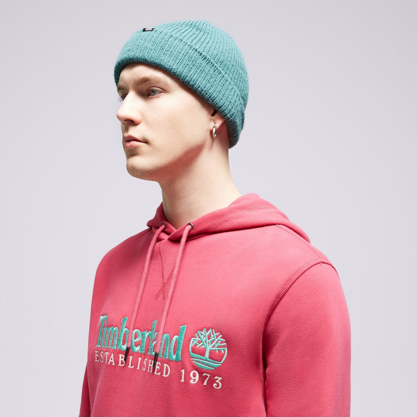 Мъжки суичър TIMBERLAND СУИТЧЪР С КАЧУЛКА LS 50TH ANNIVERSARY EST. 1973 tb0a6s5wed21 цвят розов