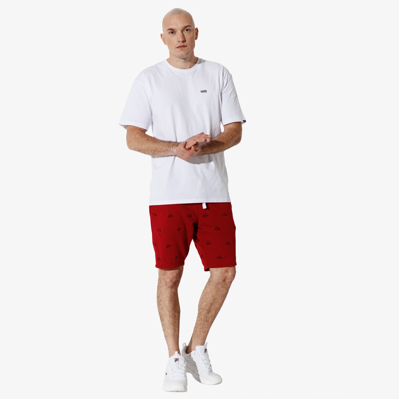 Мъжки къси панталони CONFRONT ШОРТИ HELICOPTER cf19szm11004 цвят червен