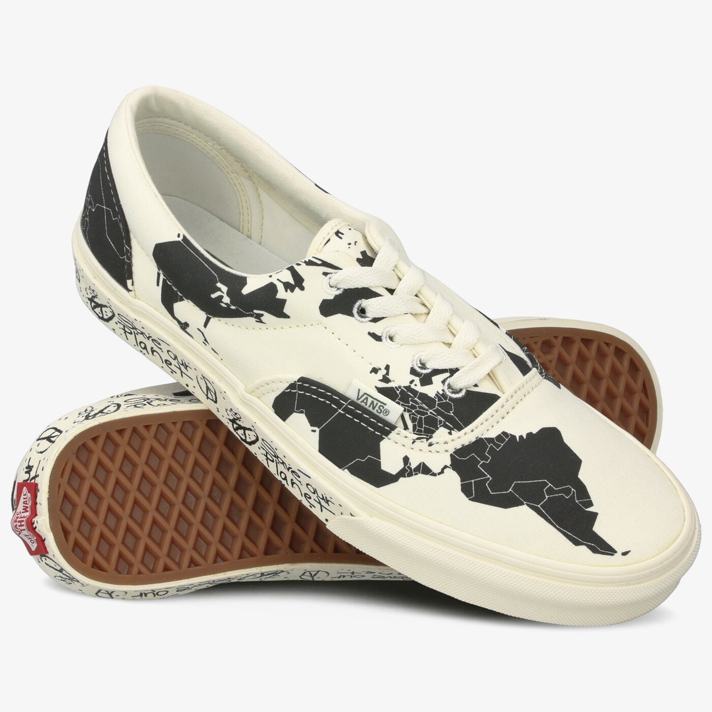 Мъжки маратонки VANS UA ERA (SAVE OUR PLANET) vn0a4bv4tgp1 цвят бял