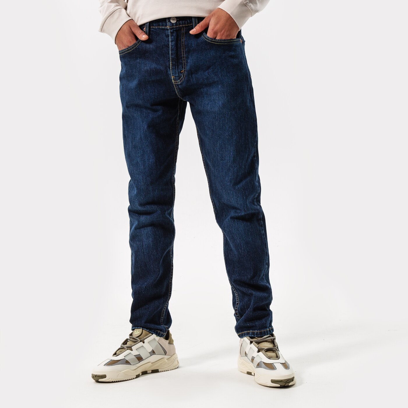 Мъжки панталони LEVI'S ПАНТАЛОНИ 502 TAPER HI BALL 57783-0102 цвят син
