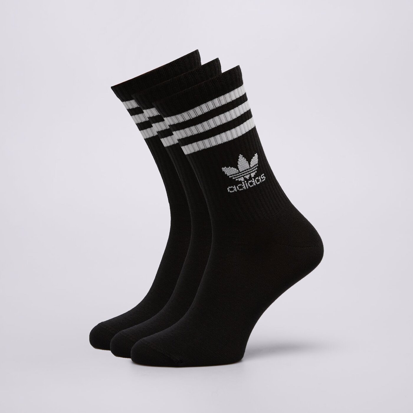 Дамски чорапи ADIDAS ЧОРАПИ CREW SOCK 3STR il5022 цвят черен