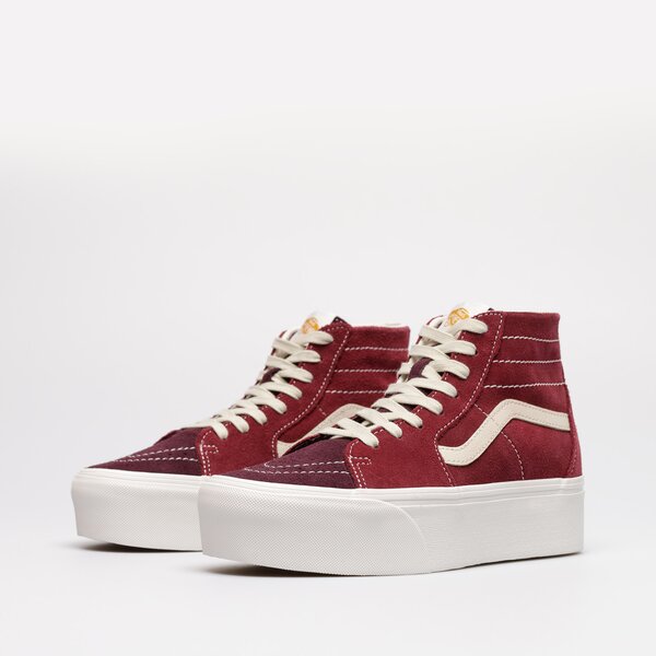 Дамски маратонки VANS UA SK8-HI TAPERED STACKFORM vn0a7q5ptwp1 цвят червен