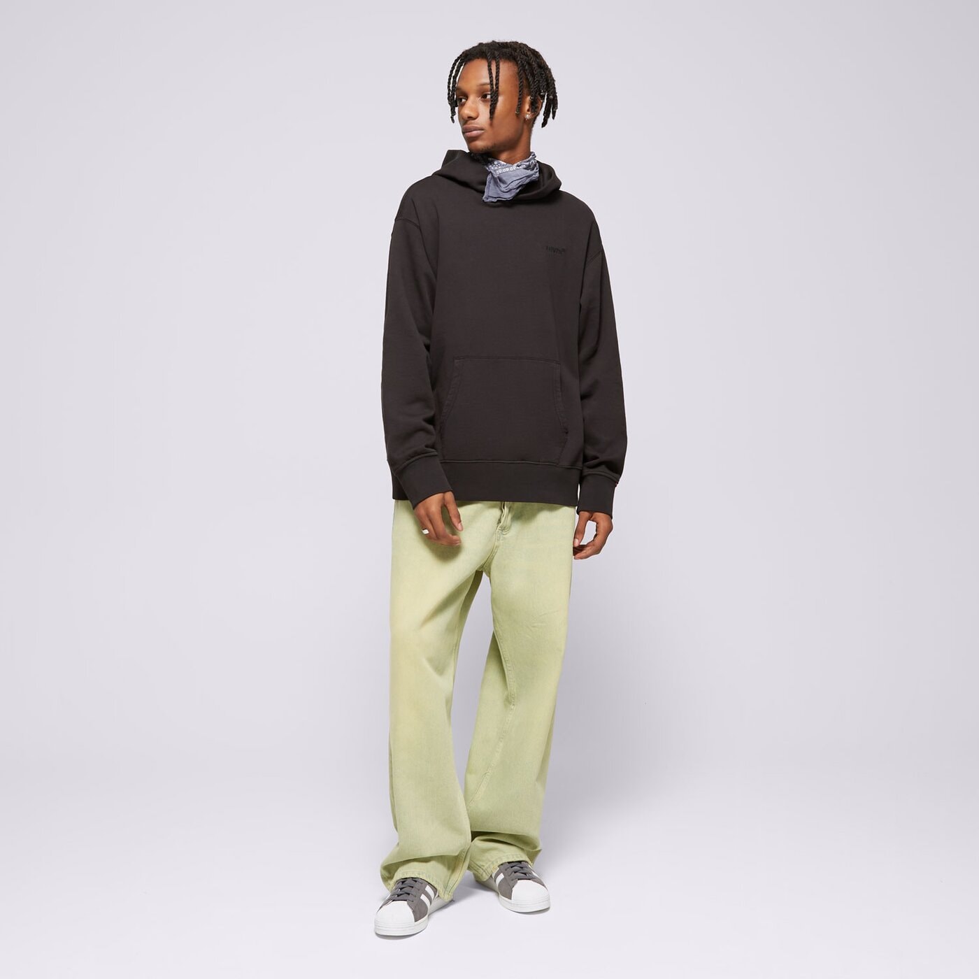 Мъжки суичър LEVI'S СУИТЧЪР С КАЧУЛКА THE AUTHENTIC HOODIE BLACKS a8435-0019 цвят черен