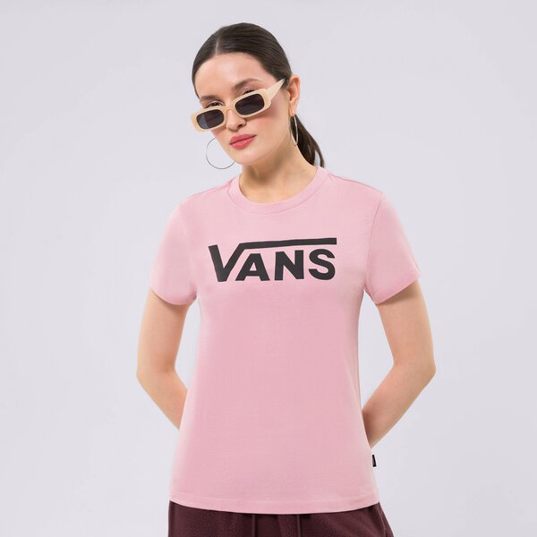 Дамска тениска VANS ТЕНИСКА WM FLYING V CREW TEE FLYING V ZEPHYR vn0a3up42pt1 цвят розов