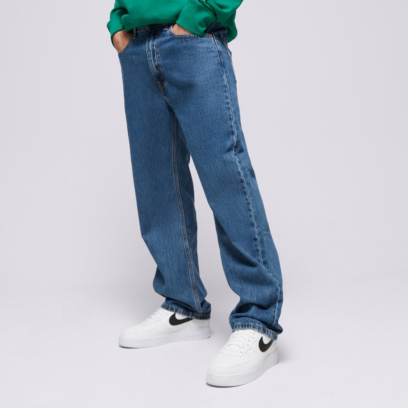 Мъжки панталони LEVI'S ПАНТАЛОНИ 565 97 LOOSE STRAIGHT MED INDIGO a7221-0000 цвят син