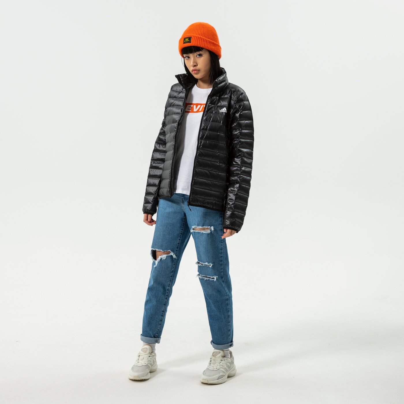 Дамско зимно яке ADIDAS ЯКЕ W VARILITE J bq1982 цвят черен