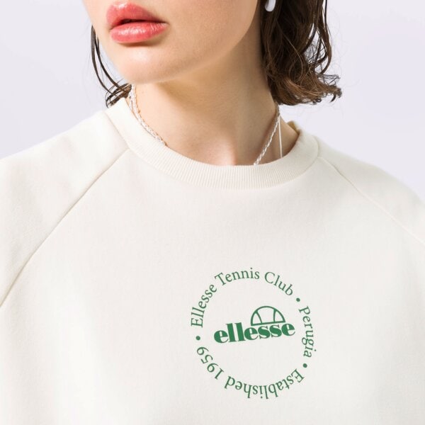 Мъжки суичър ELLESSE СУИТЧЪР VOLIERO SWEATSHIRT OFF WHT sgr17619904 цвят бял
