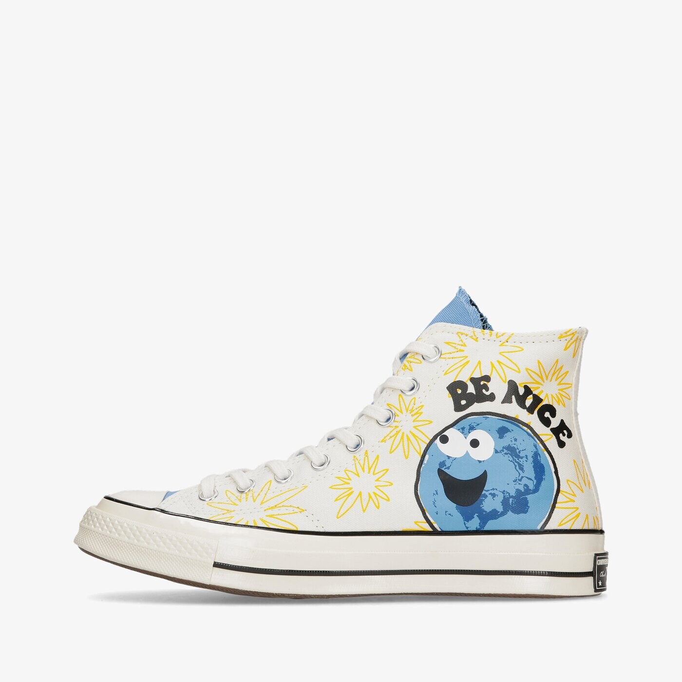 Мъжки маратонки CONVERSE CHUCK 70 BE NICE FLORAL  172863c цвят бял