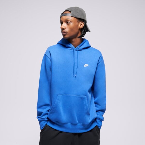 Мъжки суичър NIKE СУИТЧЪР С КАЧУЛКА M NK CLUB BB PO HOODIE fn3859-480 цвят син