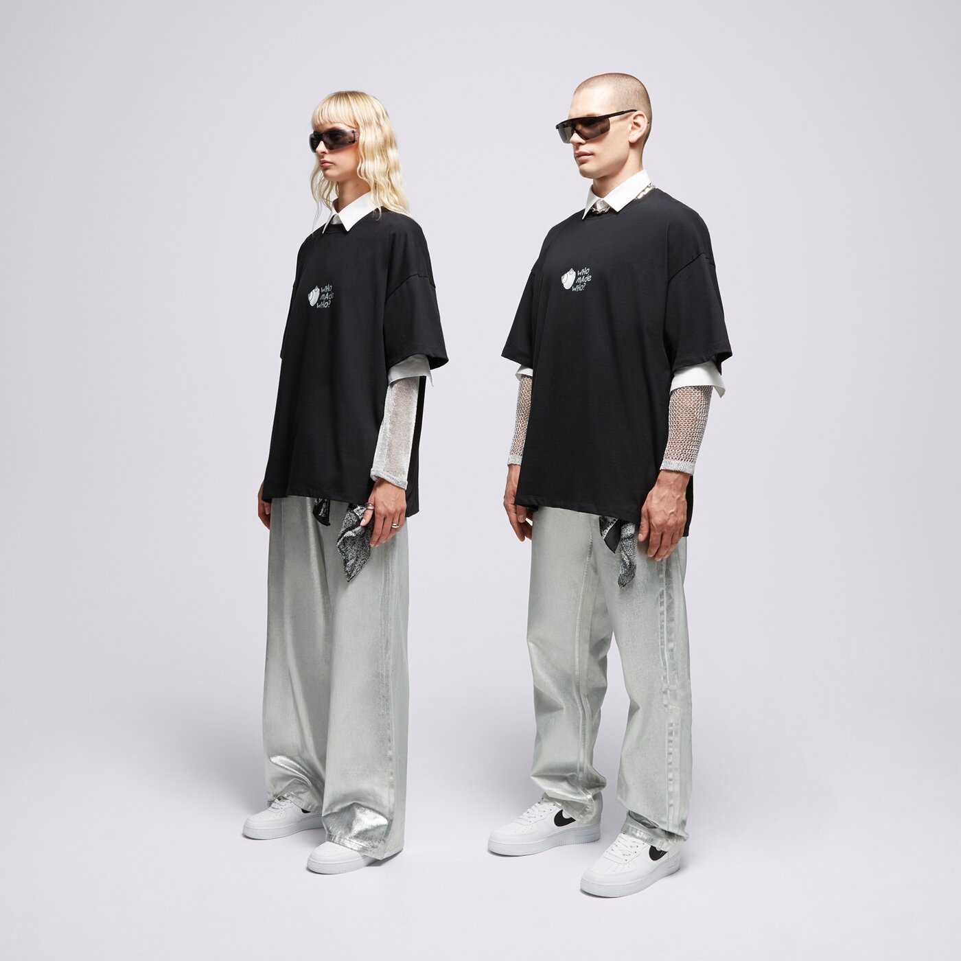 Мъжка тениска S.NOW JOB SIZEER ТЕНИСКА “WHO MADE WHO” BLACK si123tsu50002 цвят черен