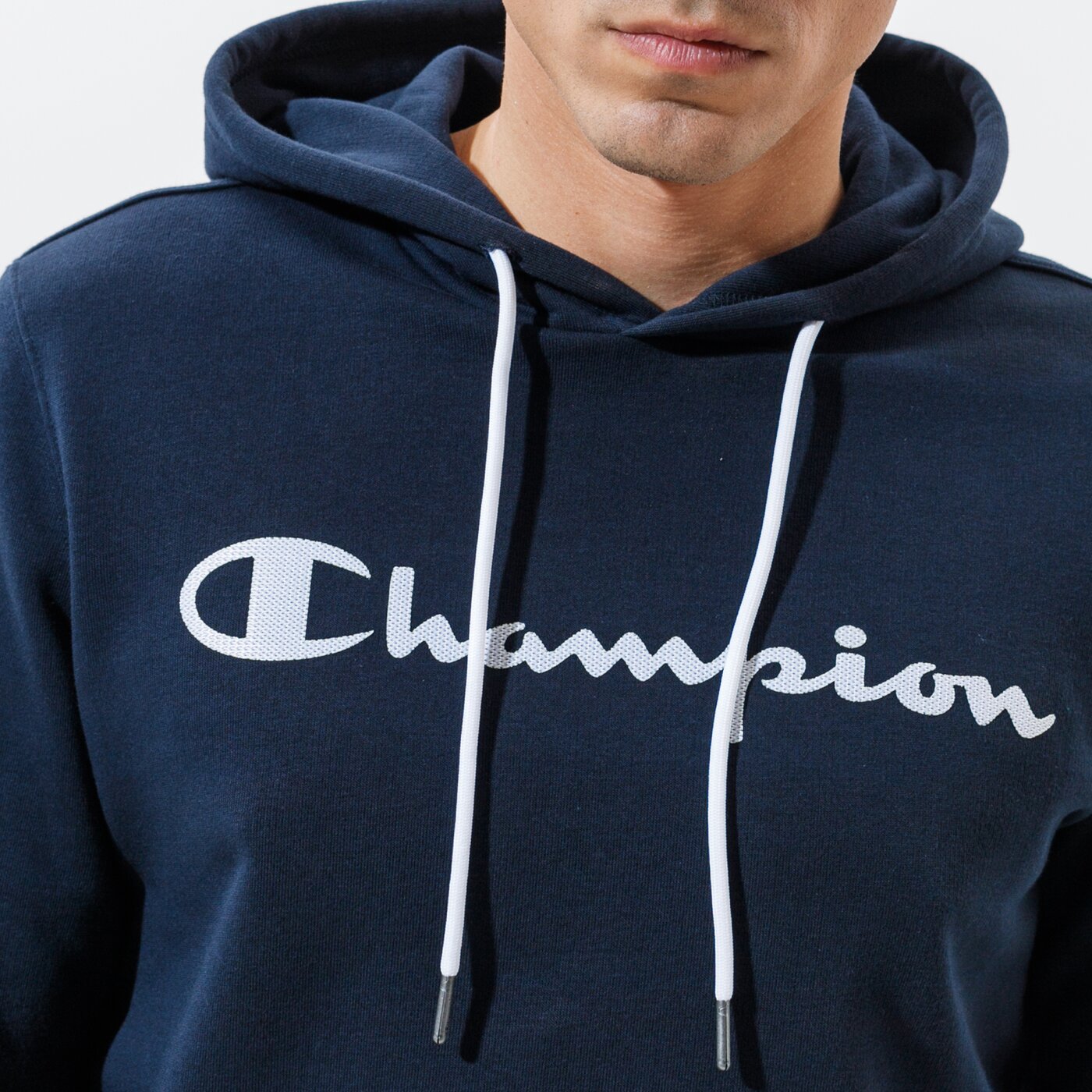 Мъжки суичър CHAMPION СУИТЧЪР С КАЧУЛКА HOODED SWEATSHIRT 214138bs501 цвят тъмносин