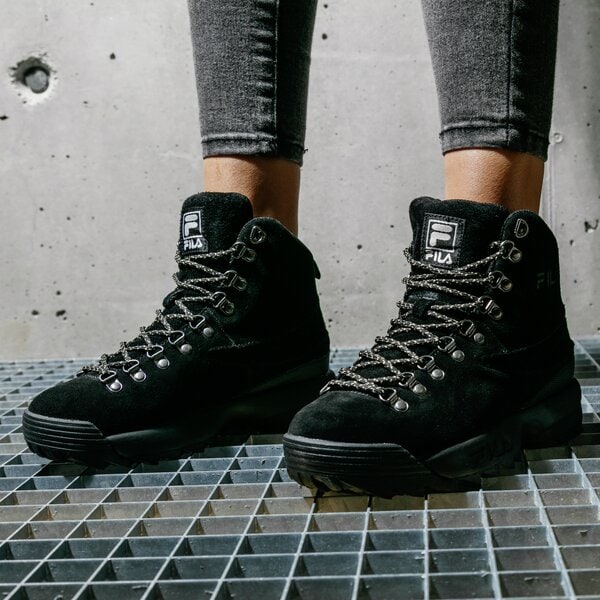 Дамски зимни обувки FILA DISRUPTOR HIKING BOOT WMN 101101812v цвят черен