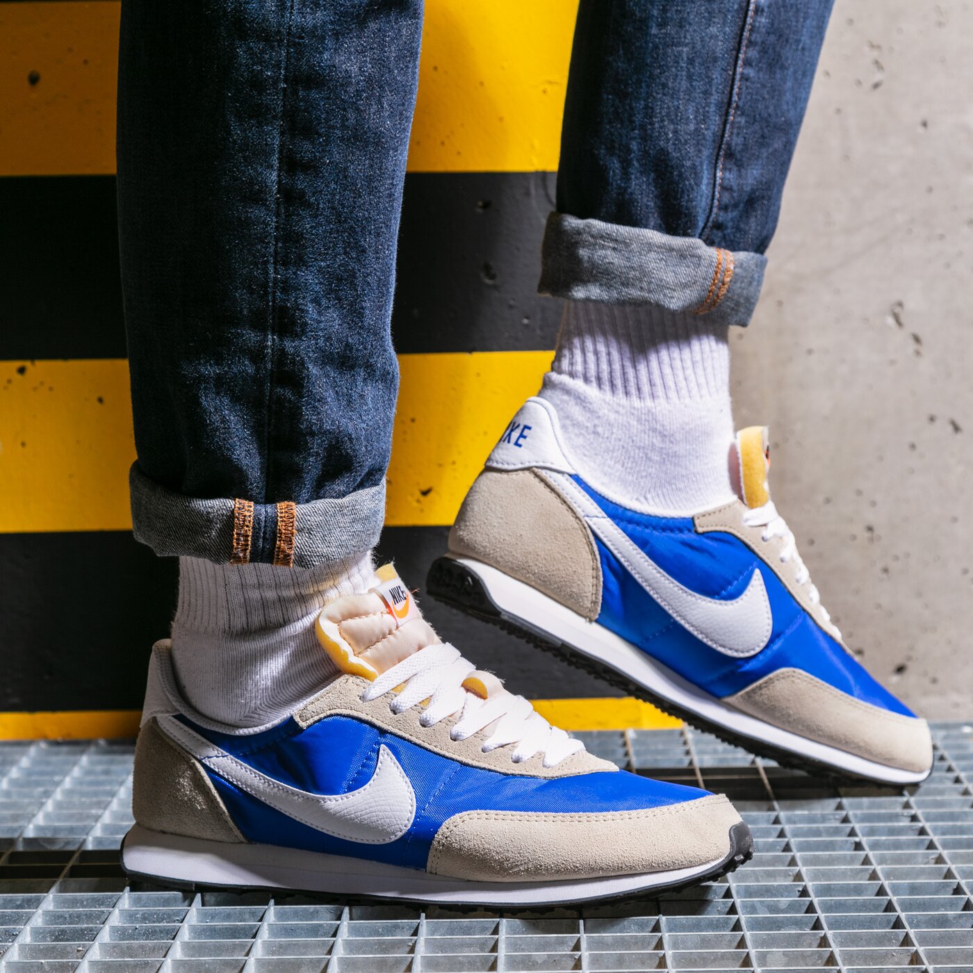 Мъжки маратонки NIKE WAFFLE TRAINER 2 dh1349-400 цвят син