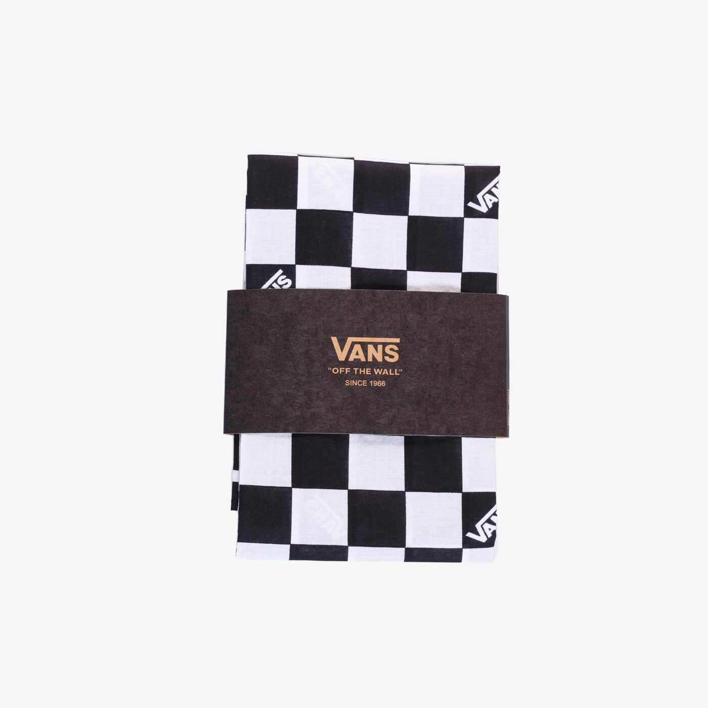 Дамска шапка с козирка VANS BANDANA MN VANS CHECK BANDANA vn0a5khyy281 цвят черен