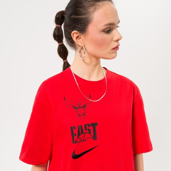 Дамска тениска NIKE ТЕНИСКА CHI W NK ES VS BOXY TEE NBA dz0196-657 цвят червен