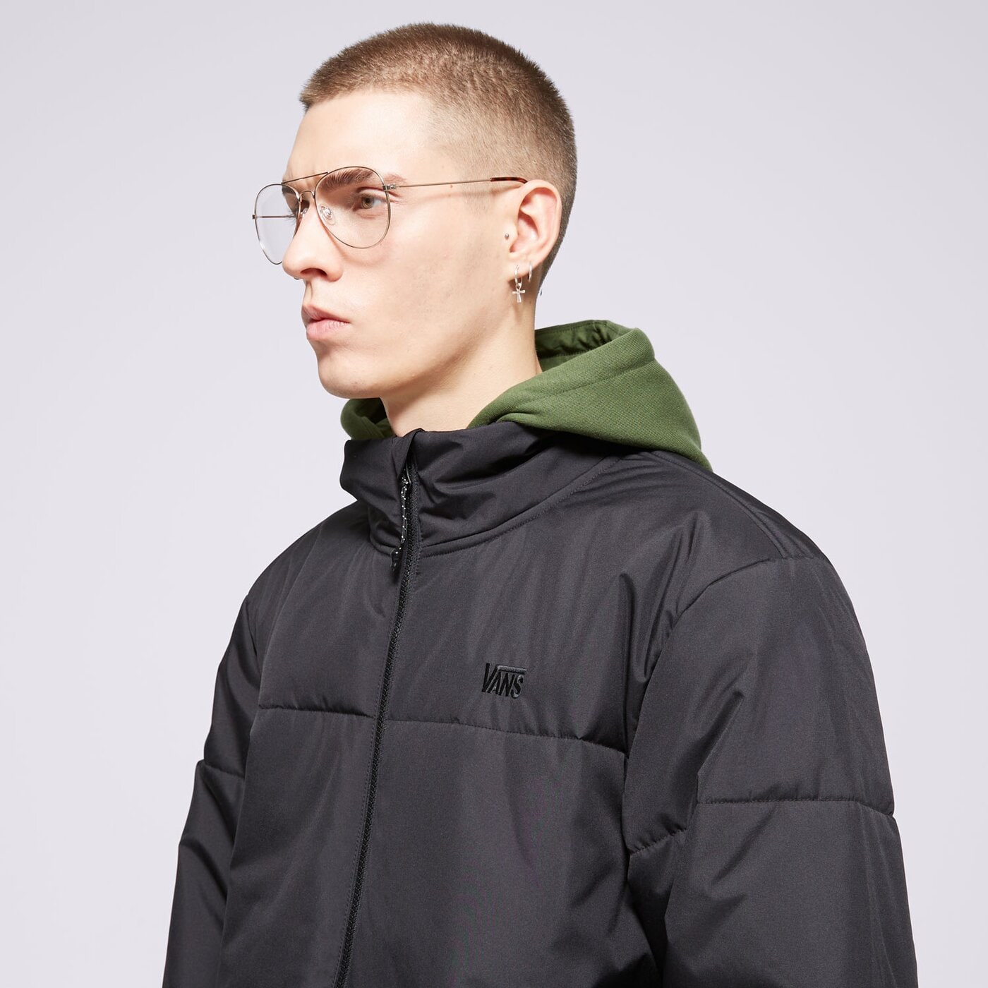 Мъжко зимно яке VANS ЯКЕ ЗИМНО MTE NO HOOD NORRIS PUFFER vn000hn7blk1 цвят черен