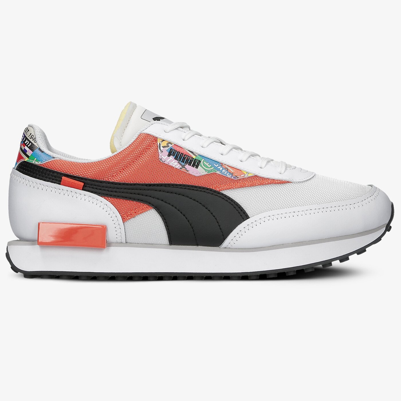 Мъжки маратонки PUMA FUTURE RIDER INTL GAME 37597101 цвят бял